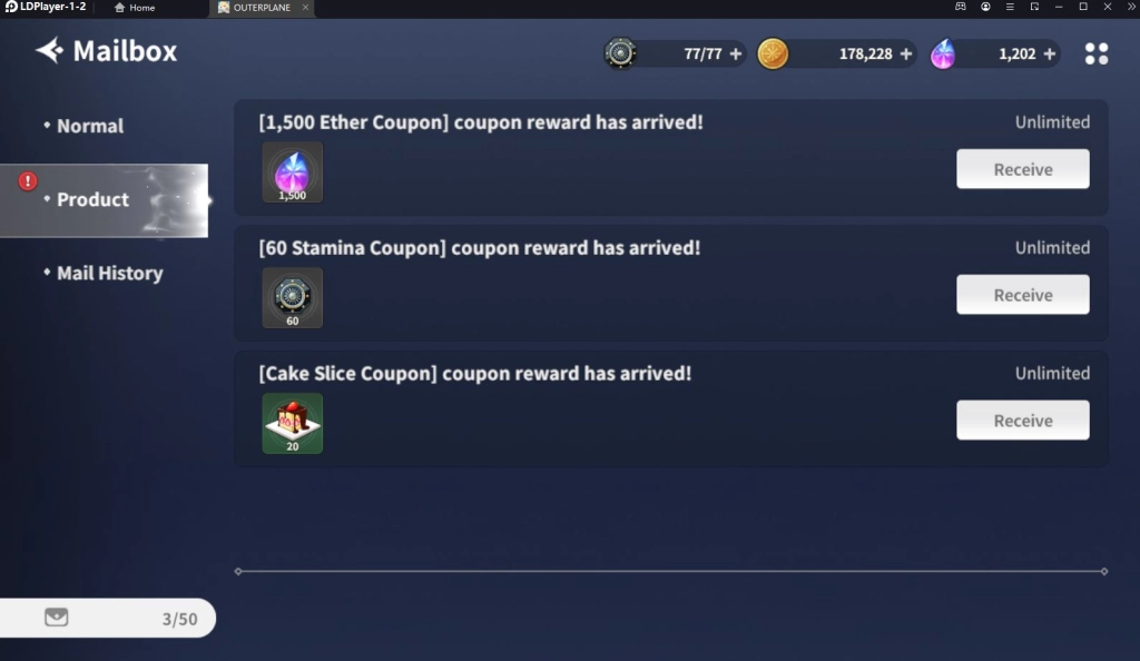 Outerplane (Global) แจก Giftcode (6 โค้ด) รับของรางวัลใหม่มากมาย พร้อมวิธีกรอกบน LDPlayer9