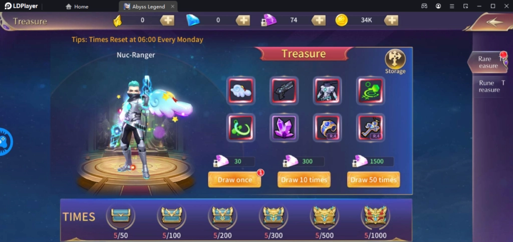 Abyss Legend (Global) สไตล์ Crypto Auto MMORPG สำรวจโลกแฟนตาซีที่พร้อมเทคนิคเล่นให้เก่งขึ้น!! บน LDPlayer9