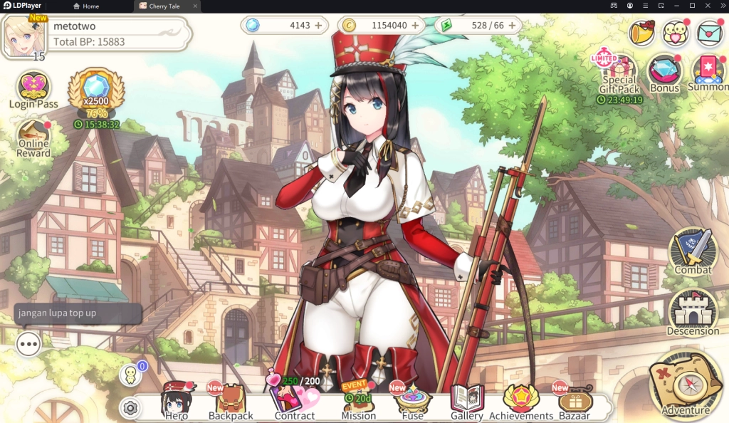รีวิว Cherry Tale (Global) เกมสาวน้อย R18+ พร้อมเทคนิคเล่นให้เก่งขึ้น!! บน LDPlayer9