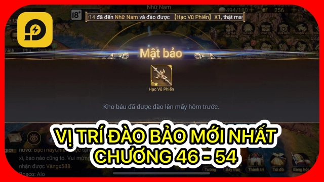『HƯỚNG DẪN』Cái Thế Tranh Hùng: Vị Trí Đào Kho Báu Từ Chương 46 - 54