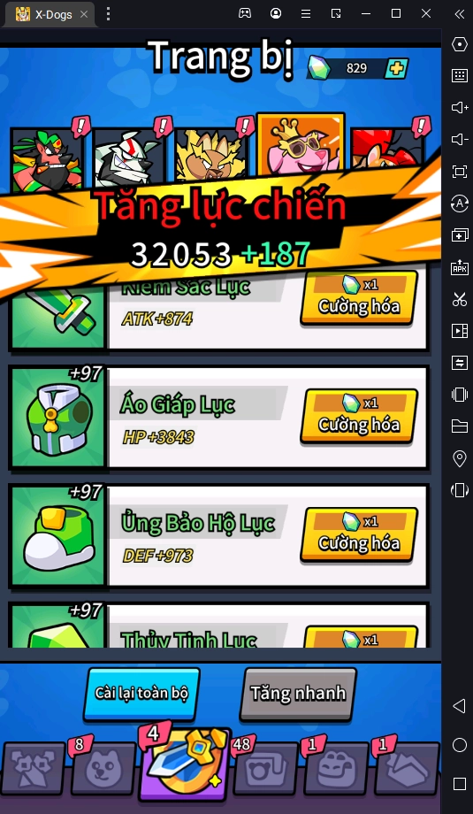 『HƯỚNG DẪN』X-Dogs: Siêu Khuyển Cách Chơi Chuẩn Trong Giai Đoạn Đầu Game