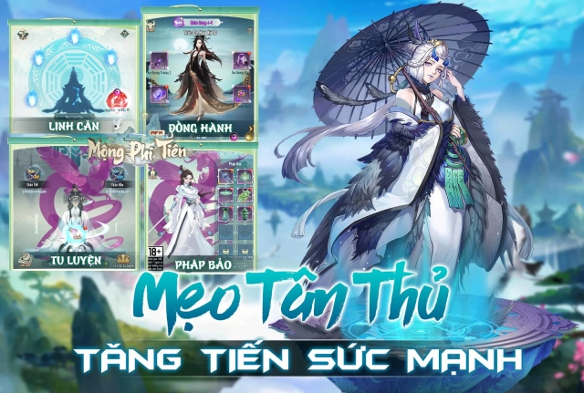 『HƯỚNG DẪN』Mộng Phi Tiên: Hướng Dẫn Tân Thủ & cách tải game trên PC