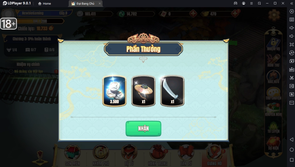 『HƯỚNG DẪN』Đại Bang Chủ: Hướng Dẫn Tân Thủ Chơi Chuẩn Đầu Game