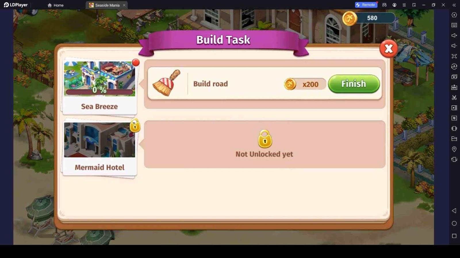Earn More Coins to Renovate and Build More