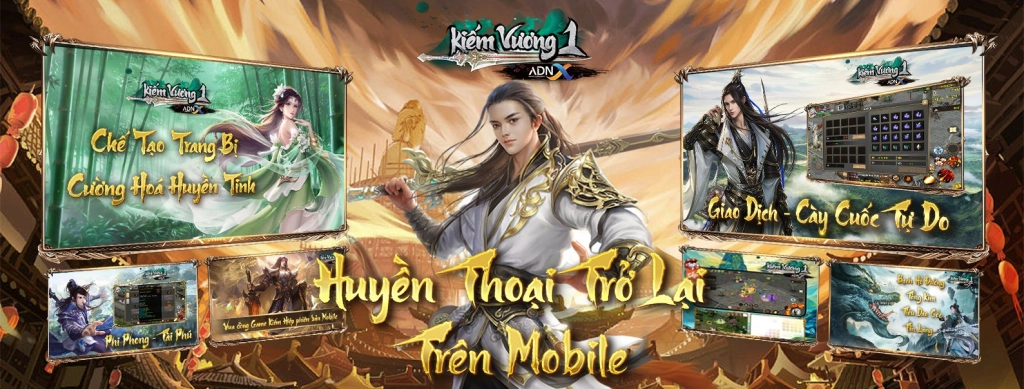 『GAME MỚI』Kiếm Vương 1 - ADNX Mobile: MMORPG Tái hiện Tuyệt phẩm “Kiếm thế” vang danh một thời & Cách tải game trên PC