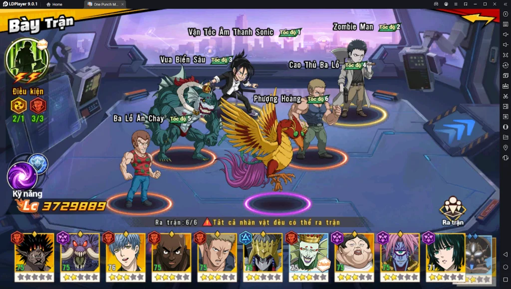 『HƯỚNG DẪN』One Punch Man The Strongest: Hướng Dẫn Build Và Sử Dụng Vua Cao Thủ Ba Lỗ SSR+