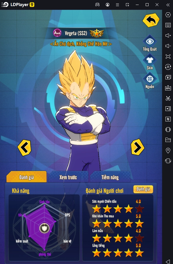 『HƯỚNG DẪN』Siêu Chiến Binh - Top Nhân Vật Spu (Siêu Việt) - Awk (Thức Tỉnh)&nbsp; & cách tải game trên PC