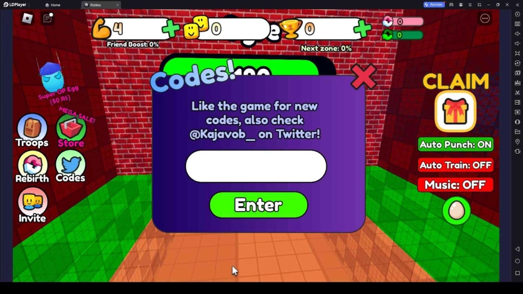 Roblox Punch Monster Simulator Codes: Power Up and Punch! - 2023 November