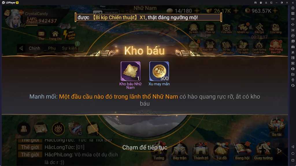 『HƯỚNG DẪN』Giới thiệu tính năng đào bảo và những điều cần biết trong CÁI THẾ TRANH HÙNG