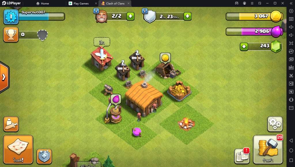 Clash of Clans on PC เล่นได้แล้วบน LDPlayer 9 พร้อมเคล็ดไม่ลับการในเล่น