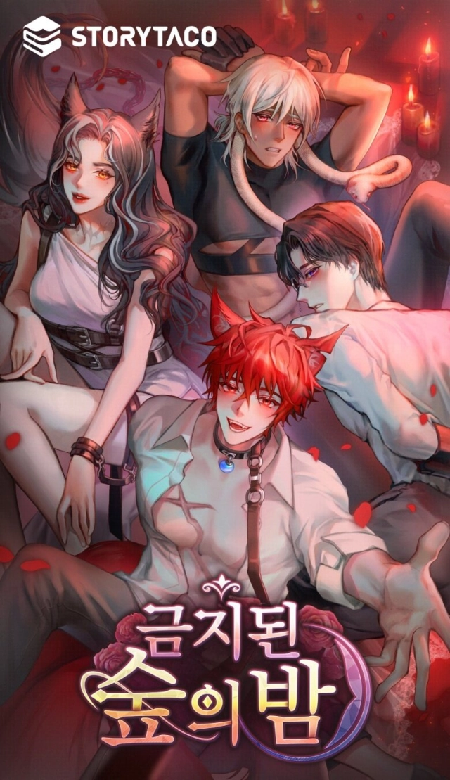 스토리타코, 여성향 스토리 게임 '금지된 숲의 밤' 출시