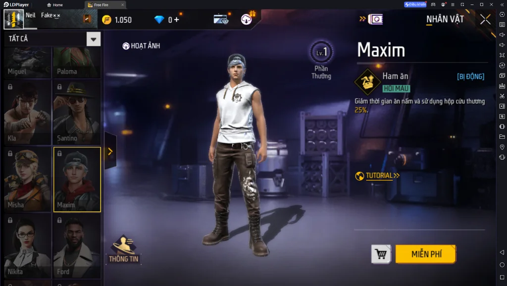 Garena Free Fire: Tier List/ Bảng Xếp Hạng Nhân Vật mới nhất