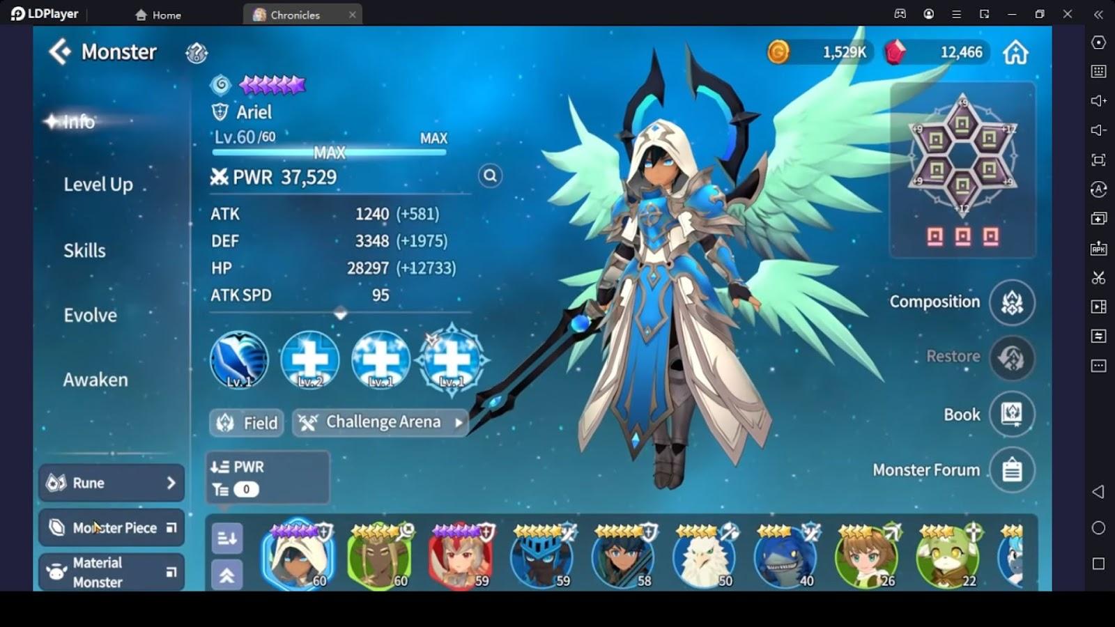 Selecting Monsters to Fit Each Summoners War: Chronicles Character