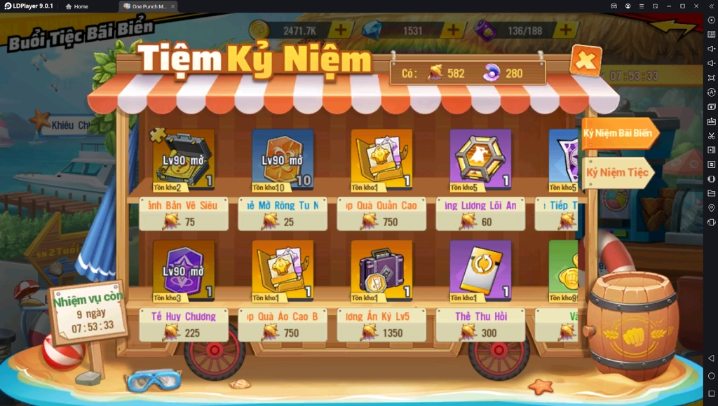 『HƯỚNG DẪN』One Punch Man The Strongest: Hướng Dẫn Sự Kiện Tiệc Bãi Biển Mừng Sinh Nhật Năm 2