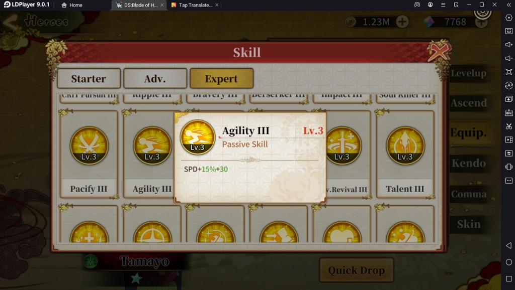 『HƯỚNG DẪN』Rage of Demon King: Hướng Dẫn Build Nhân Vật Tamayo - Hỗ Trợ Đa Năng Nhất
