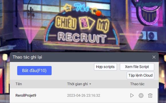 『HƯỚNG DẪN』Reroll PROJECT 9: Thiên Đường Giả Lập nhiều tài khoản nhanh và gọn trên PC
