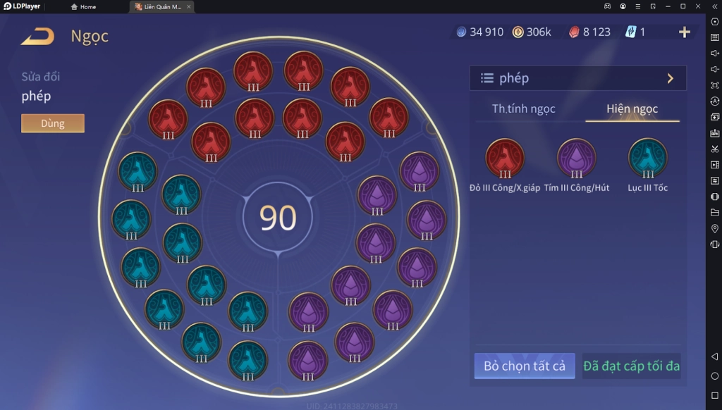 『HƯỚNG DẪN』LIÊN QUÂN MOBILE - XÂY DỰNG BẢNG NGỌC ĐA DỤNG