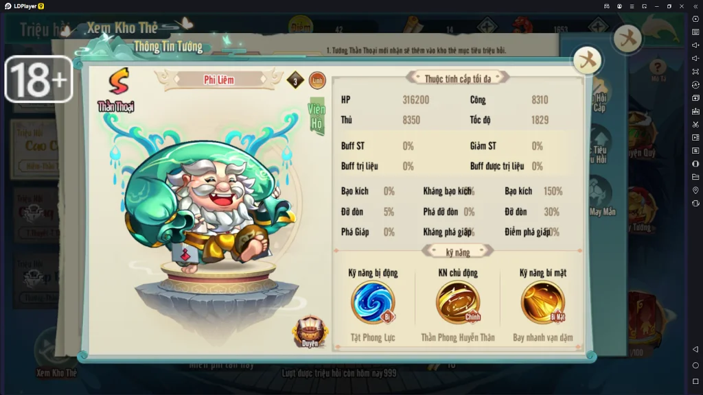 『HƯỚNG DẪN』Lục Giới Phong Thần: Top Nhân Vật Quốc Dân Team Linh
