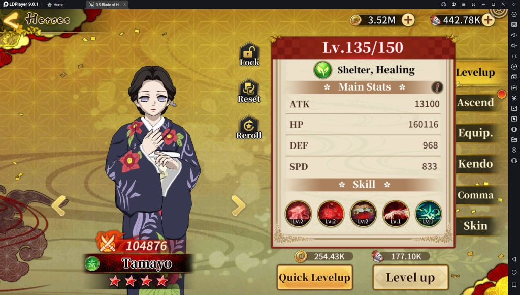 『HƯỚNG DẪN』Rage of Demon King: Hướng Dẫn Build Nhân Vật Tamayo - Hỗ Trợ Đa Năng Nhất