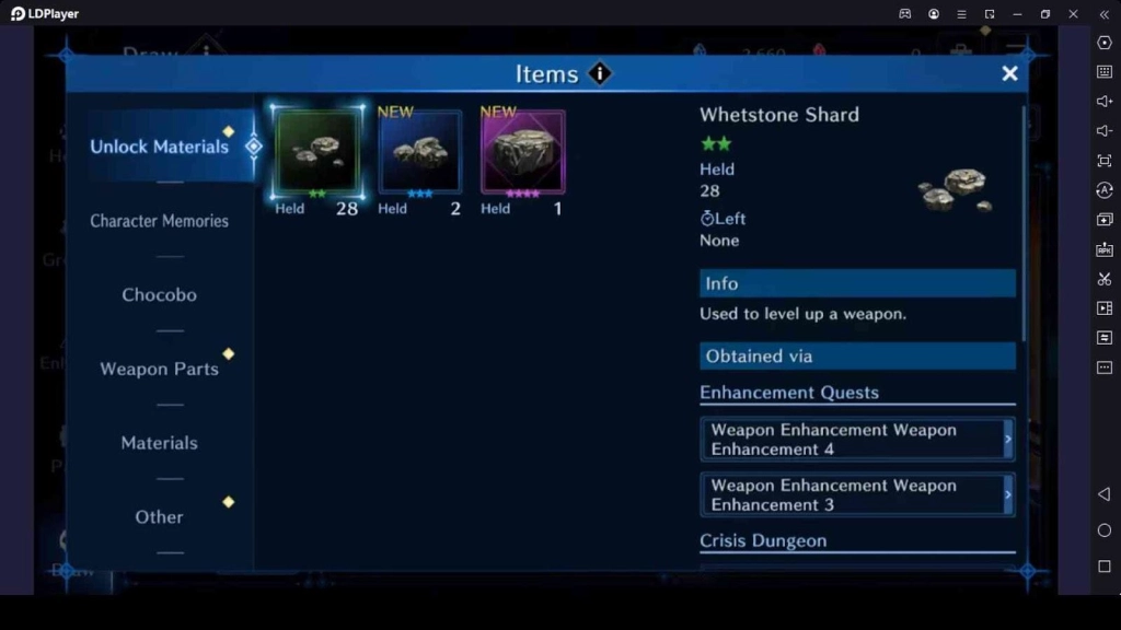 Use the FINAL FANTASY VII EVER CRISIS Resources Effectively