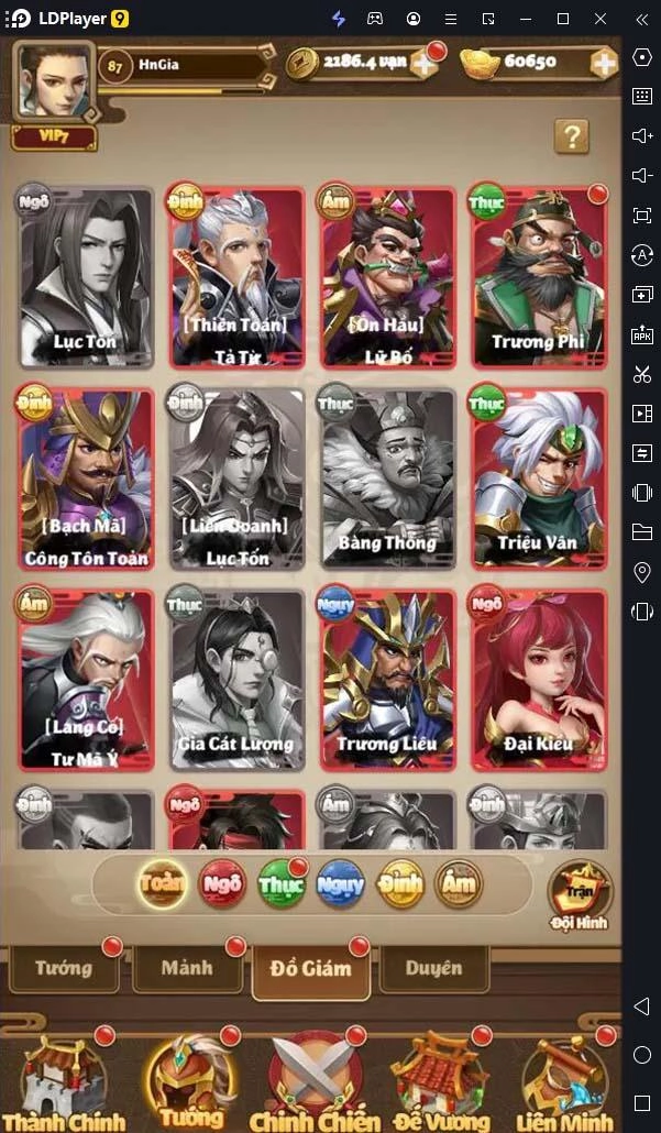 『HƯỚNG DẪN』Những điều cần biết về tướng trong 3Q Siêu Lầy