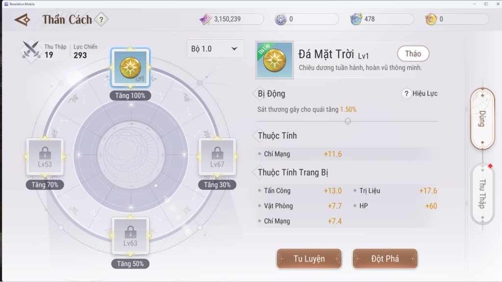 『HƯỚNG DẪN』THIÊN DỤ chiến lược tăng lực chiến ngày thứ 2 - Nguyên Thần/Shop/Thần Cách/NPC/Guild