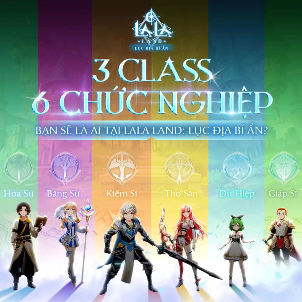『HƯỚNG DẪN』Tiêu điểm class trong LaLa Land: Lục Địa Bí Ẩn và hướng dẫn sơ lược chức nghiệp từng class