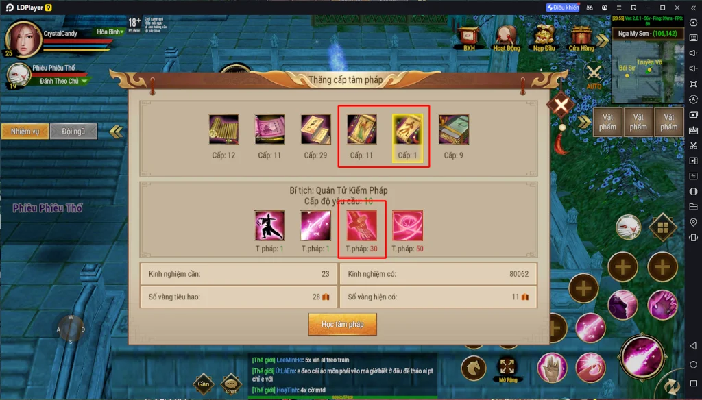 Thần Long Mobile: hướng dẫn tân thủ chạy nhiệm vụ và tăng cấp nhanh