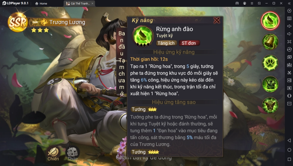Garena Cái Thế Tranh Hùng: Hướng Dẫn Build Trương Lương Chuẩn