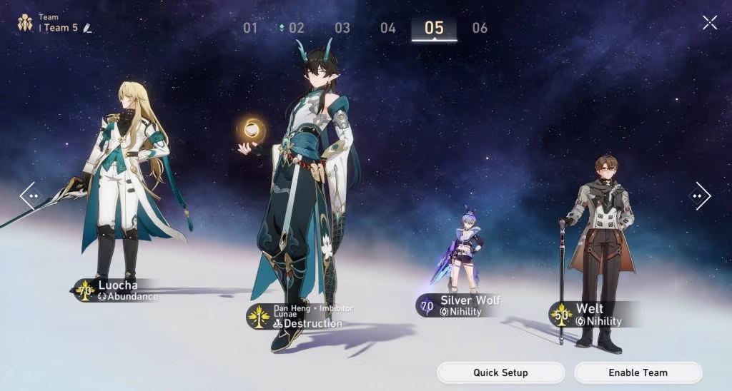 『HƯỚNG DẪN』Cách build Dan Heng - Ẩm Nguyệt chuẩn DPS và đội hình đề nghị