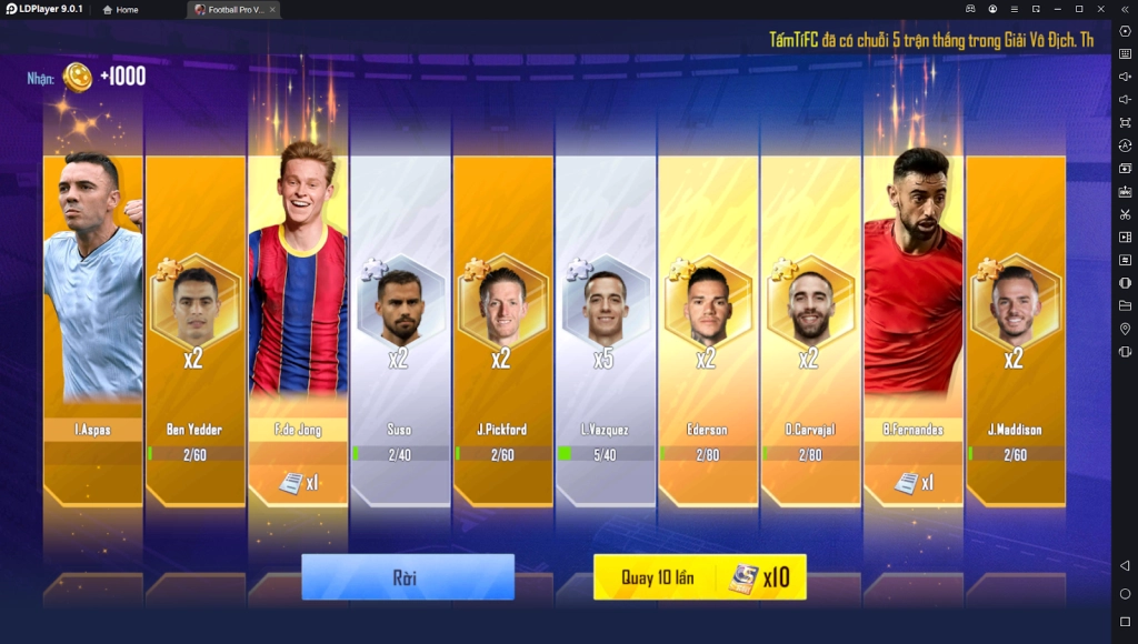 『HƯỚNG DẪN』FootBall Pro: Hướng Dẫn Reroll Kiếm Cầu Thủ Nhanh Và Nhiều Tài Khoản