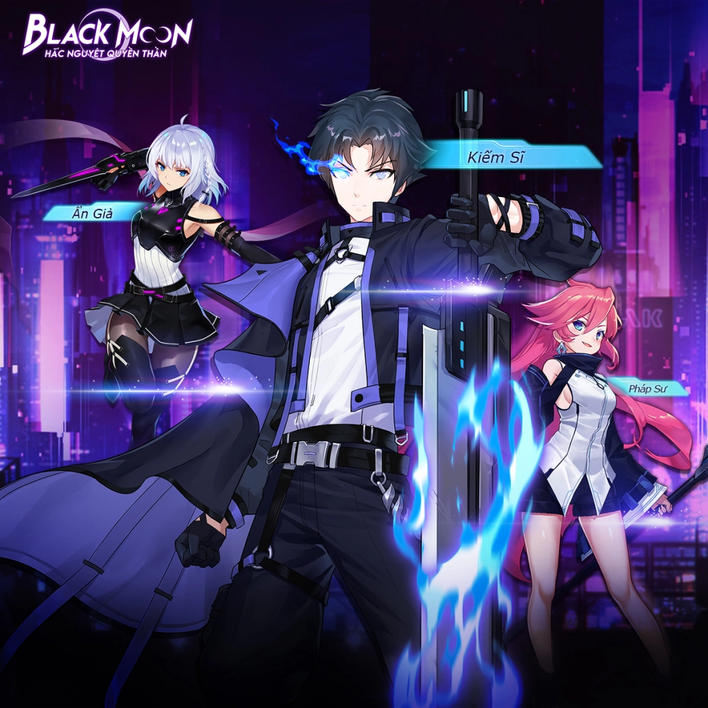 Hướng dẫn chọn Class trong Hắc Nguyệt Quyền Thần