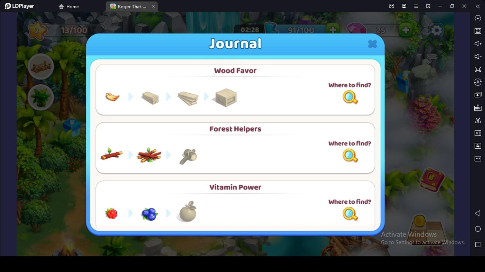 Get Help from Journal