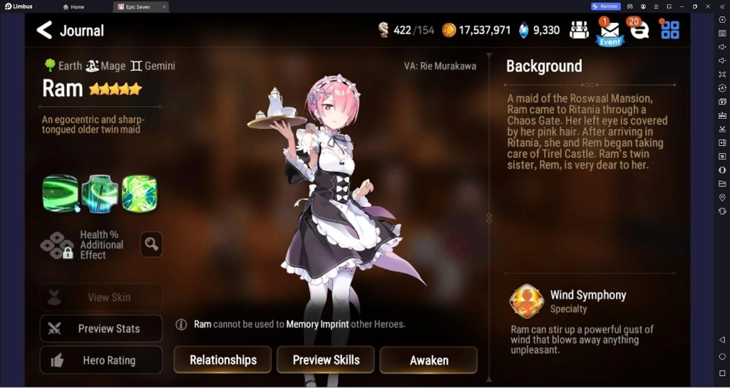 Epic Seven x Re:Zero Collaboration - Who To Pull For