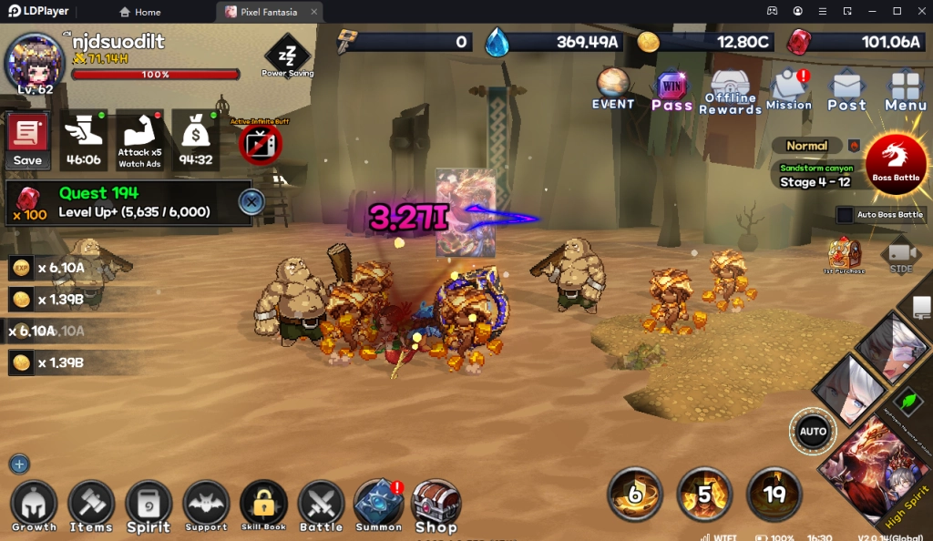 Pixel Fantasia แนะนำตัวที่ควรหา & เทคนิค Reroll หาตัวละครเร็วขึ้น 4 เท่า บน LDPlayer9