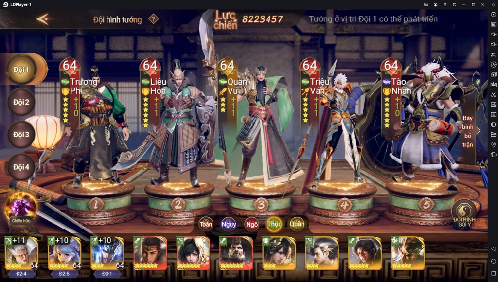 『HƯỚNG DẪN』Cái Thế Tranh Hùng: 4 Danh Tướng Phẩm R Siêu Ngon Vượt Ải Bí Thạch.