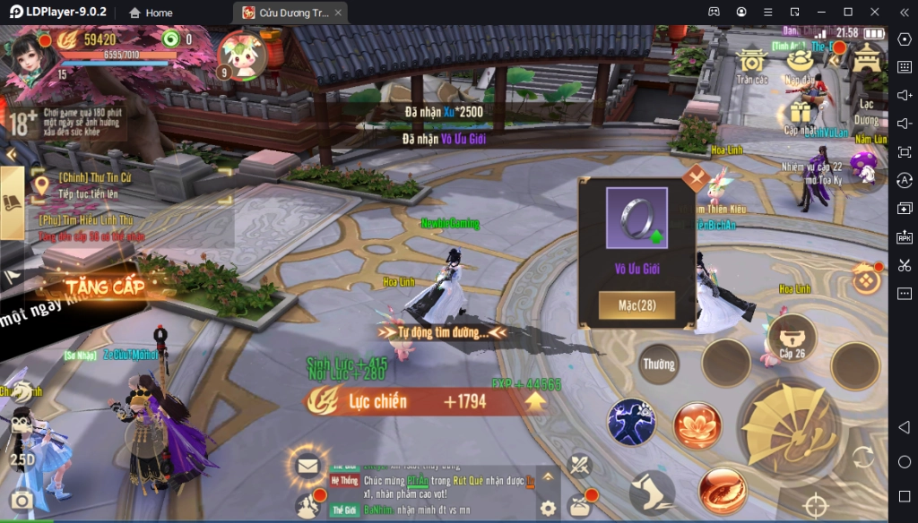 『HƯỚNG DẪN』Cửu Dương Truyền Kỳ 2: Hướng Dẫn Tân Thủ Cách Chơi Chuẩn Giai Đoạn Đầu Game