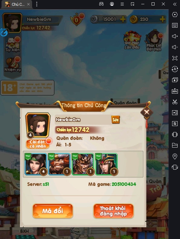『HƯỚNG DẪN』Chủ Công Xung Xung Xung: Hướng Dẫn Cách Chơi Chuẩn Đầu Game