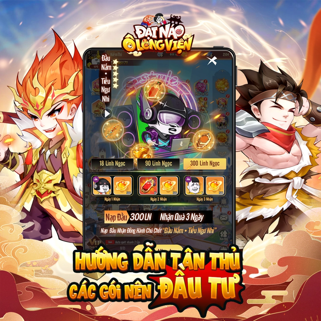 『HƯỚNG DẪN』Đại Náo Ô Long Viện - Top Đội Hình Mạnh Đầu Game