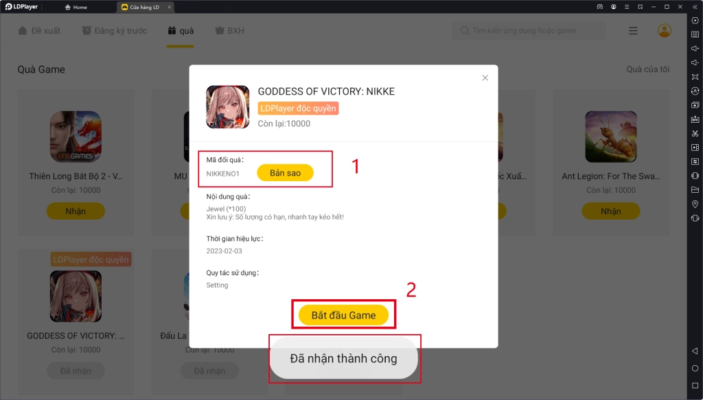 『GIFTCODE』Tổng hợp giftcode & Cách nhập code tân thủ Goddess Of Victory: NIKKE