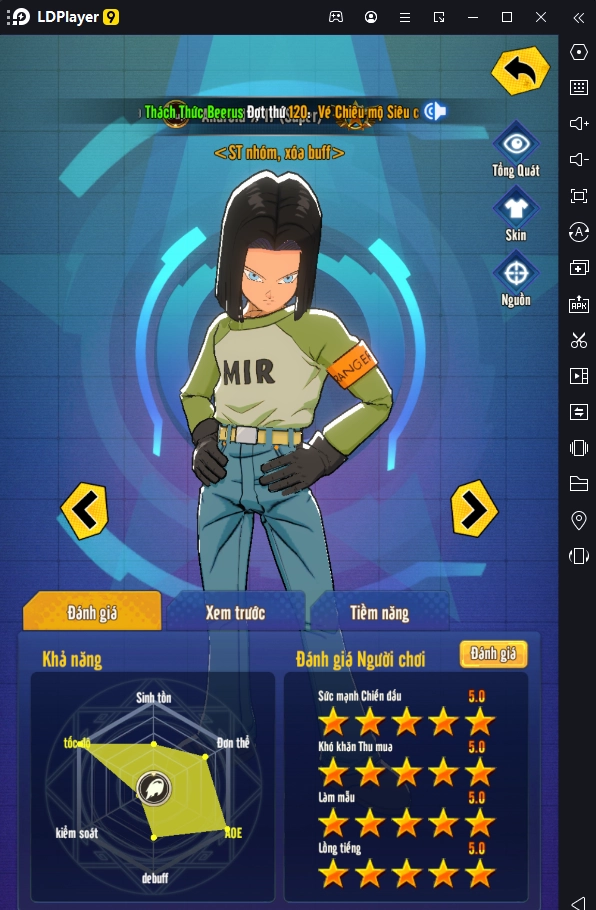 『HƯỚNG DẪN』Siêu Chiến Binh - Top Nhân Vật Spu (Siêu Việt) - Awk (Thức Tỉnh)&nbsp; & cách tải game trên PC