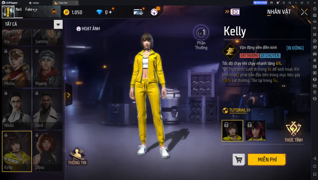 Garena Free Fire: Tier List/ Bảng Xếp Hạng Nhân Vật mới nhất