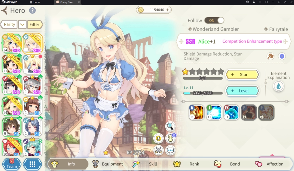 รีวิว Cherry Tale (Global) เกมสาวน้อย R18+ พร้อมเทคนิคเล่นให้เก่งขึ้น!! บน LDPlayer9