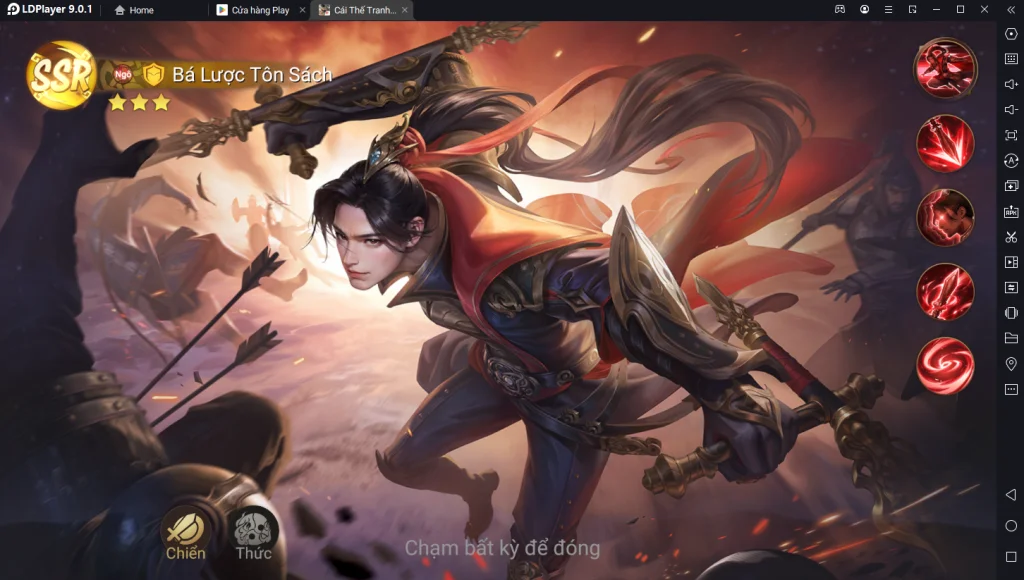 『HƯỚNG DẪN』Garena Cái Thế Tranh Hùng: Hướng Dẫn Build Bá Lược Tôn Sách Và Đội Hình Đề Nghị
