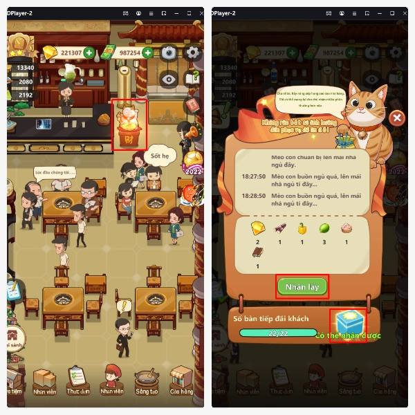 『HƯỚNG DẪN』TIỆM LẨU ĐƯỜNG HẠNH PHÚC và bí kíp AUTO toàn thư bằng công cụ LDplayer