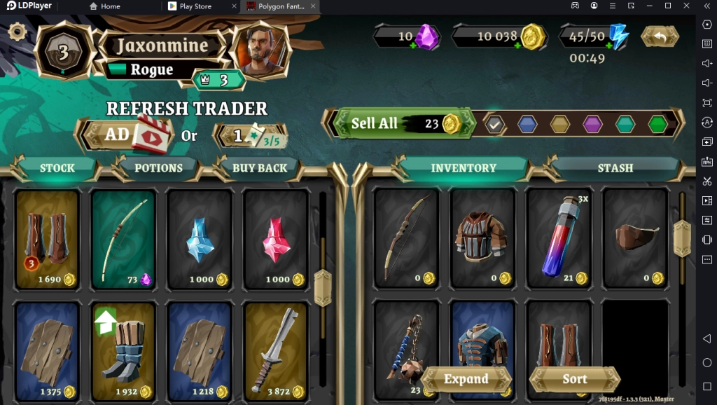 Polygon Fantasy เกมแนว Action RPG ตะลุยด่าน ลงดันเจี้ยนล่ามอนสเตอร์