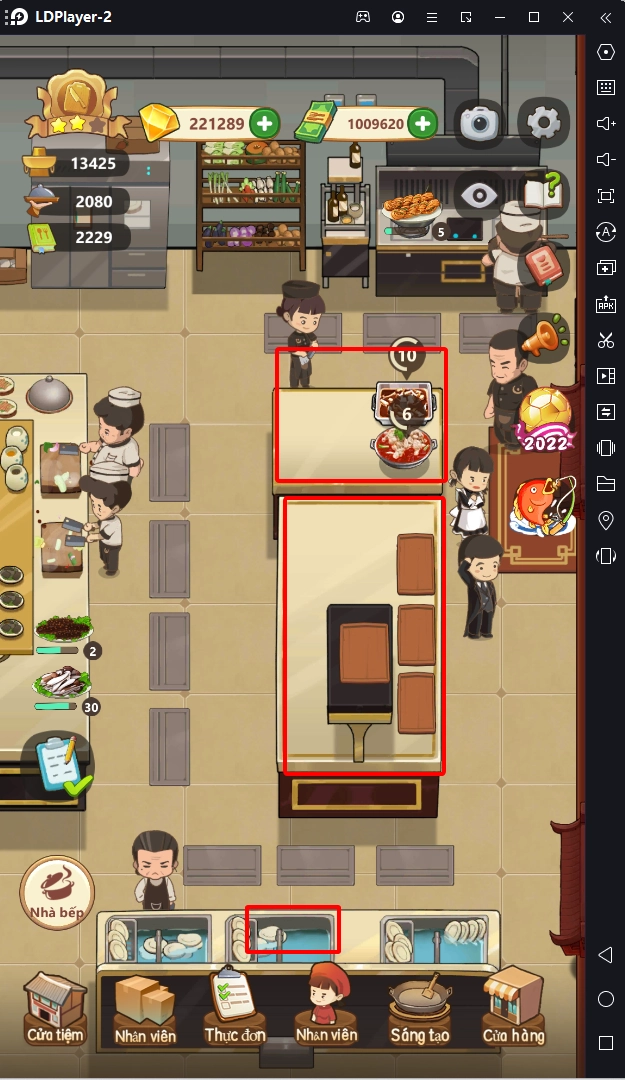 『HƯỚNG DẪN』TIỆM LẨU ĐƯỜNG HẠNH PHÚC và bí kíp AUTO toàn thư bằng công cụ LDplayer