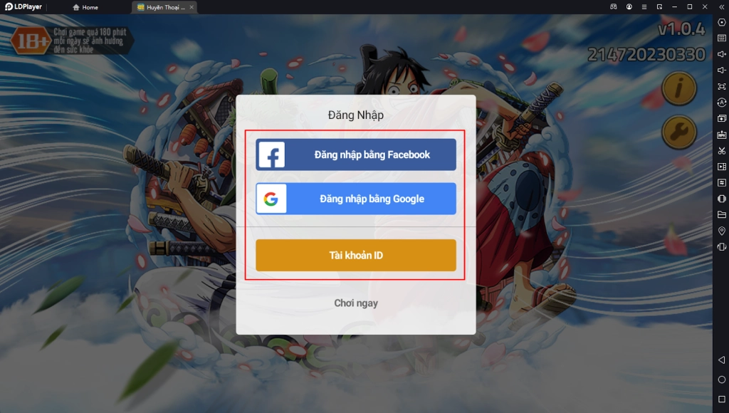 『HƯỚNG DẪN』Reroll Huyền Thoại Hải Tặc Nhanh Trên LDPlayer