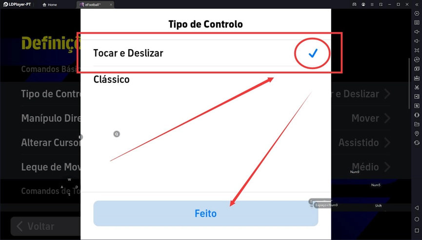 Como usar o LDPlayer para obter a melhor experiência do eFootball