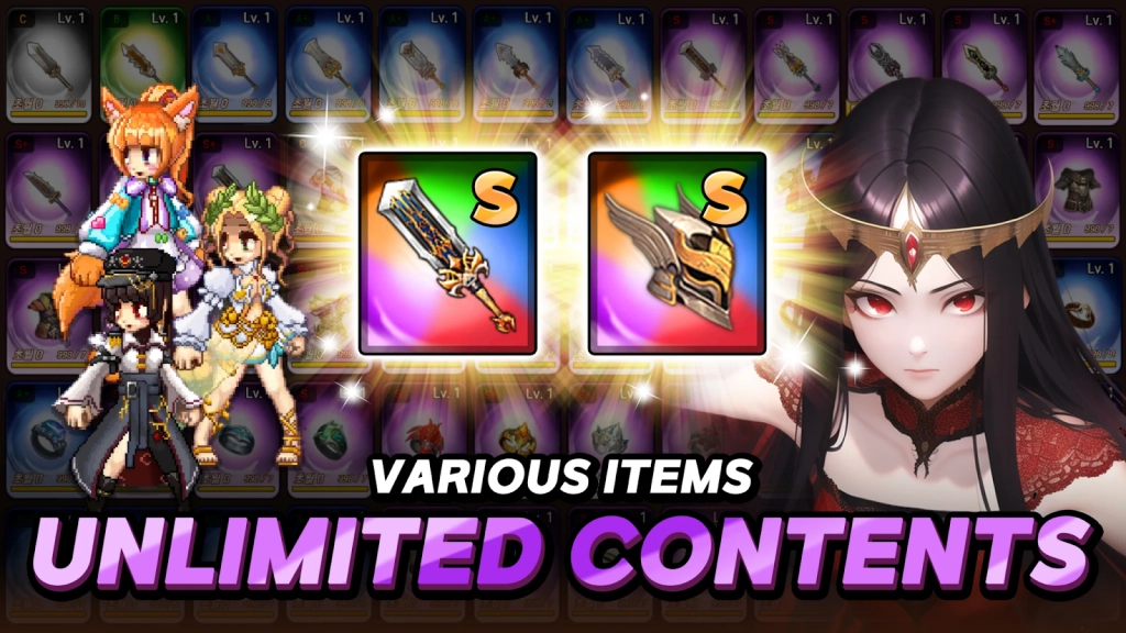 Batalhas intermináveis te aguardam em: Angel Fantasia - Idle RPG, faça o pré-registro agora!